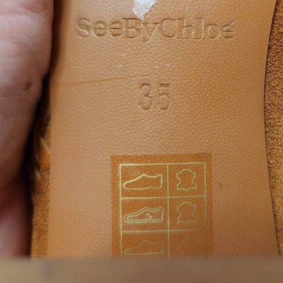 See By Chloé Louise Mid Heel Ankle Boots - Picture 9 of 10